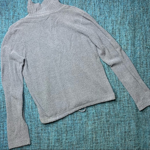 Armani Exchange Terry Cloth 1/4 Zip Collared Pullover Sweatshirt - Picture 2 of 5